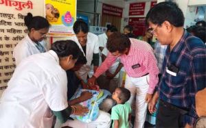  बस्तर में पल्स पोलियो अभियान के तहत आज 85 प्रतिशत बच्चों को दी गई पल्स पोलियो की खुराक
