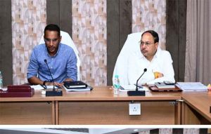  लोक निर्माण विभाग के सचिव ने विद्युत एवं यांत्रिकी कार्यों की समीक्षा की