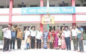  नगर निगम भिलाई ने 7 तीर्थयात्रियों को अयोध्या धाम के लिए किया रवाना 