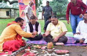  केदमा में तिरंगे की शान के साथ विकास की नई सौगातें