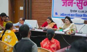दुर्ग में महिला आयोग की जनसुनवाई : 27 प्रकरणों की सुनवाई 