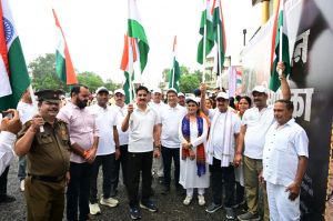 स्वतंत्रता सेनानियों की याद में दौड़ा बिलासपुर