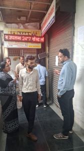 नगर निगम जोन 9 क्षेत्र में करों की अदायगी नहीं करने पर सीलबंदी की कार्रवाई की 