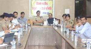 पुलिस कमिश्नर एवं कलेक्टर की अध्यक्षता में जिला सड़क सुरक्षा समिति एवं NCORD की समीक्षा बैठक 