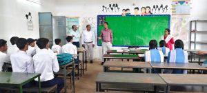 कलेक्टर के निर्देश पर मिशन उत्कर्ष 2.0 के तहत विद्यालयों का निरीक्षण