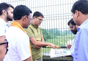 वित्त मंत्री चौधरी ने किया विकास परियोजनाओं का मैराथन निरीक्षण