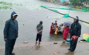  ऐप के माध्यम से स्लॉट बुक कर श्रद्धालुओं ने किया गणेश प्रतिमाओं का विसर्जन