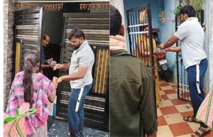 650 घरों में नगर निगम ने नाश्ता और दोपहर का भोजन उपलब्ध करवाया