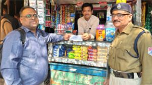 तंबाकू उत्पादों की बिक्री पर सख्ती, 285 चालानी कार्रवाई