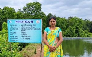  प्रधानमंत्री मत्स्य संपदा योजना से  वंदना रामटेके को मिला आत्मनिर्भरता का संबल