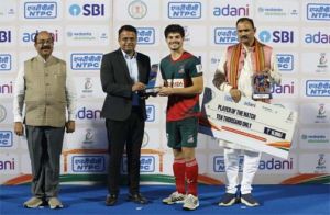  शाहरुख और आशीष पूर्ति ने संस्कारधानी स्ट्राइकर्स को दिलाई पहली जीत, राजधानी रॉयल्स को 4-2 से हराया