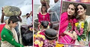 बेटी राशा  संग रवीना टंडन ने पूरी की 12 ज्योतिर्लिंग यात्रा 