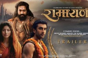 फिल्म 'रामायण' के ट्रेलर लॉन्च के लिए अमेरिका रवाना हुए रणबीर कपूर-यश 