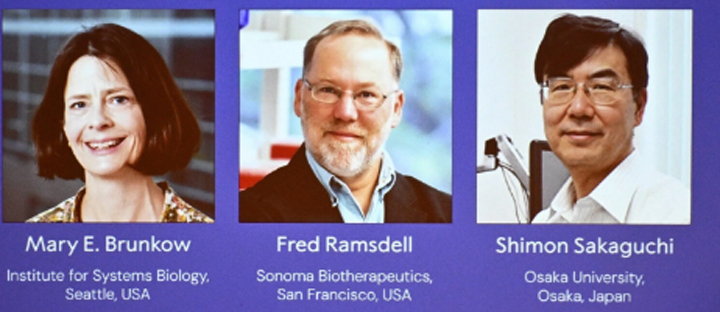 प्रतिरक्षा प्रणाली पर अहम शोध के लिए तीन वैज्ञानिकों को 2025 का चिकित्सा नोबेल पुरस्कार प्रतिरक्षा प्रणाली पर अहम शोध के लिए तीन वैज्ञानिकों को 2025 का चिकित्सा नोबेल पुरस्कार