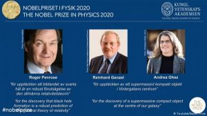  खगोलीय खोज के लिए तीन वैज्ञानिकों को भौतिकी का नोबेल पुरस्कार