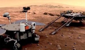  मंगल पर पहुंचा चीन का पहला रोवर लैंडर से निकलकर लाल ग्रह की सतह पर उतरा