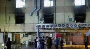 इराक के अस्पताल के कोविड-19 वार्ड में आग लगने से 92 लोगों की मौत....!
