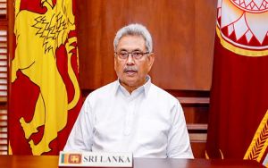  श्रीलंका के राष्‍ट्रपति गोतबया राजपक्षे ने पहली अप्रैल से घोषित आपातकाल हटाया