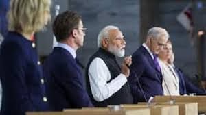 भारत, नॉर्डिक देश संबंधों को हरित प्रौद्योगिकी और नवाचार रणनीतिक साझेदारी के स्तर तक बढ़ाने पर सहमत