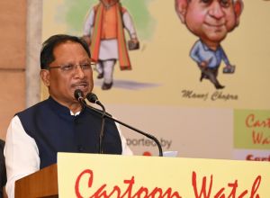  मनोरंजन के साथ ही कार्टून समाज को जागरूक करने  वाली कला भी - मुख्यमंत्री श्री साय