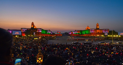 बीटिंग द रिट्रीट समारोह के साथ गणतंत्र दिवस समारोह संंपन्न बीटिंग द रिट्रीट समारोह के साथ गणतंत्र दिवस समारोह संंपन्न