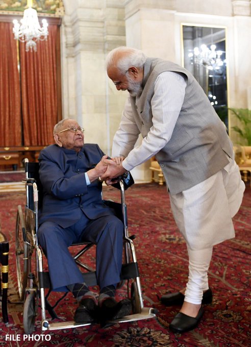 पुरातत्वविद् बी बी लाल का निधन, मोदी ने श्रद्धांजलि दी पुरातत्वविद् बी बी लाल का निधन, मोदी ने श्रद्धांजलि दी