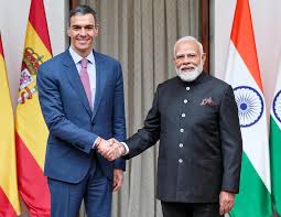 मोदी ने स्पेन, फिनलैंड के शीर्ष नेताओं से मुलाकात की; भारत-ईयू समझौते को स्वर्णिम युग की शुरूआत कहा मोदी ने स्पेन, फिनलैंड के शीर्ष नेताओं से मुलाकात की; भारत-ईयू समझौते को स्वर्णिम युग की शुरूआत कहा