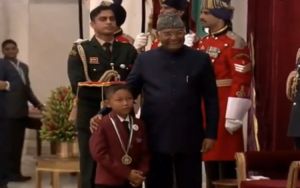  राष्ट्रपति के हाथों सम्मानित हुए बाल वीर  