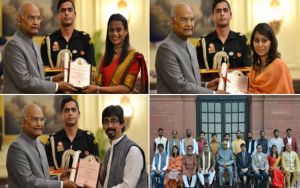  राष्ट्रपति ने 15 कलाकारों को ललित कला अकादमी पुरस्कार प्रदान किए
