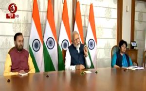  प्रधानमंत्री ने मीडिया से कहा- लोगों को घर पर ही बने रहने का संदेश अभियान चलाएं
