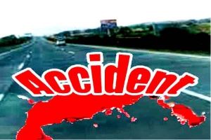  ट्रक की टक्कर से भाजयुमो के दो नेताओं की मौत