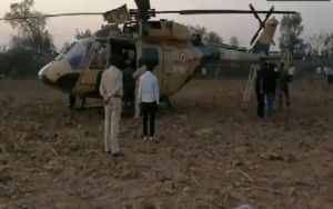  सेना का हेलीकॉप्टर आपातकालीन स्थिति में उतरा