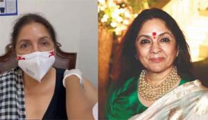  नीना गुप्ता ने कोविड-19 का टीका लगवाया