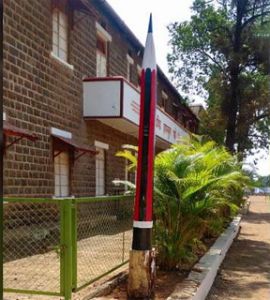 स्कूल ने सूखे पेड़ को छह फुट की पेंसिल में किया तब्दील