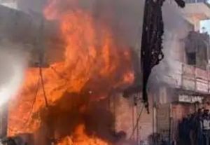 पटाखा फैक्ट्री में विस्फोट से पांच की मौत