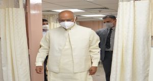  राष्ट्रपति रामनाथ कोविंद सफल बाई-पास सर्जरी के बाद  राष्ट्रपति भवन लौटे  