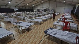  मप्र का सबसे बड़ा कोविड-19 देखभाल केंद्र तैयार, दान में मिला पांच करोड़ का सामान