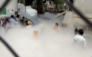 महाराष्ट्र के नासिक में कोविड अस्पताल में ऑक्सीजन टैंक में रिसाव होने से 22 मरीजों की मौत