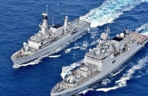  भारतीय और इंडोनेशियाई नौसेना ने अरब सागर में युद्धाभ्यास किया