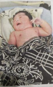 अंजनिया में  5.1 किलो की बच्ची का जन्म 