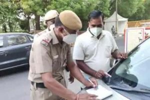 पुलिस ने कोविड-19 नियमों का उल्लंघन करने पर दो लाख से अधिक चालान काटे