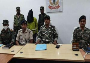 5 लाख रुपए का इनामी  माओवादी  गिरफ्तार 