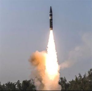भारत ने परमाणु सक्षम बैलिस्टिक मिसाइल 'अग्नि पी' का सफल परीक्षण किया
