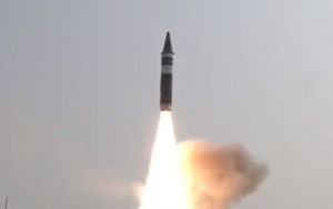  भारत ने ओडिसा तट से आधुनिक बैलिस्टिक मिसाइल अग्नि-पी का सफल परीक्षण किया