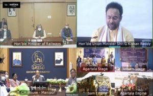 त्रिपुरा और मणिपुर के बीच नई यात्री रेलगा‍ड़ी शुरू