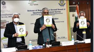  तिमाही रोजगार सर्वेक्षण की दूसरी रिपोर्ट जारी, नौ चयतिन क्षेत्रों में तीन करोड़ 10 लाख रोजगार दिए गए