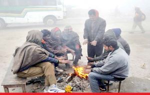  राजस्थान में कड़ाके की ठंड जारी