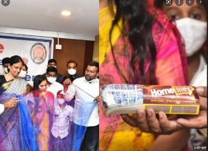  बुनकर ने माचिस की डिब्बी में रखने लायक साड़ी बनाई  
