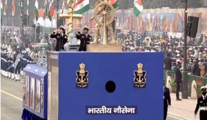  गणतंत्र दिवस: नौसेना की झांकी में 1946 के विद्रोह को दर्शाया गया, महिला अधिकारी ने किया नेतृत्व