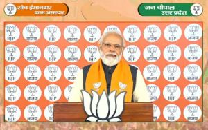 यह चुनाव दंगाइयों, माफियाओं को पर्दे के पीछे से उत्तर प्रदेश की सत्ता हथियाने से रोकने का: मोदी